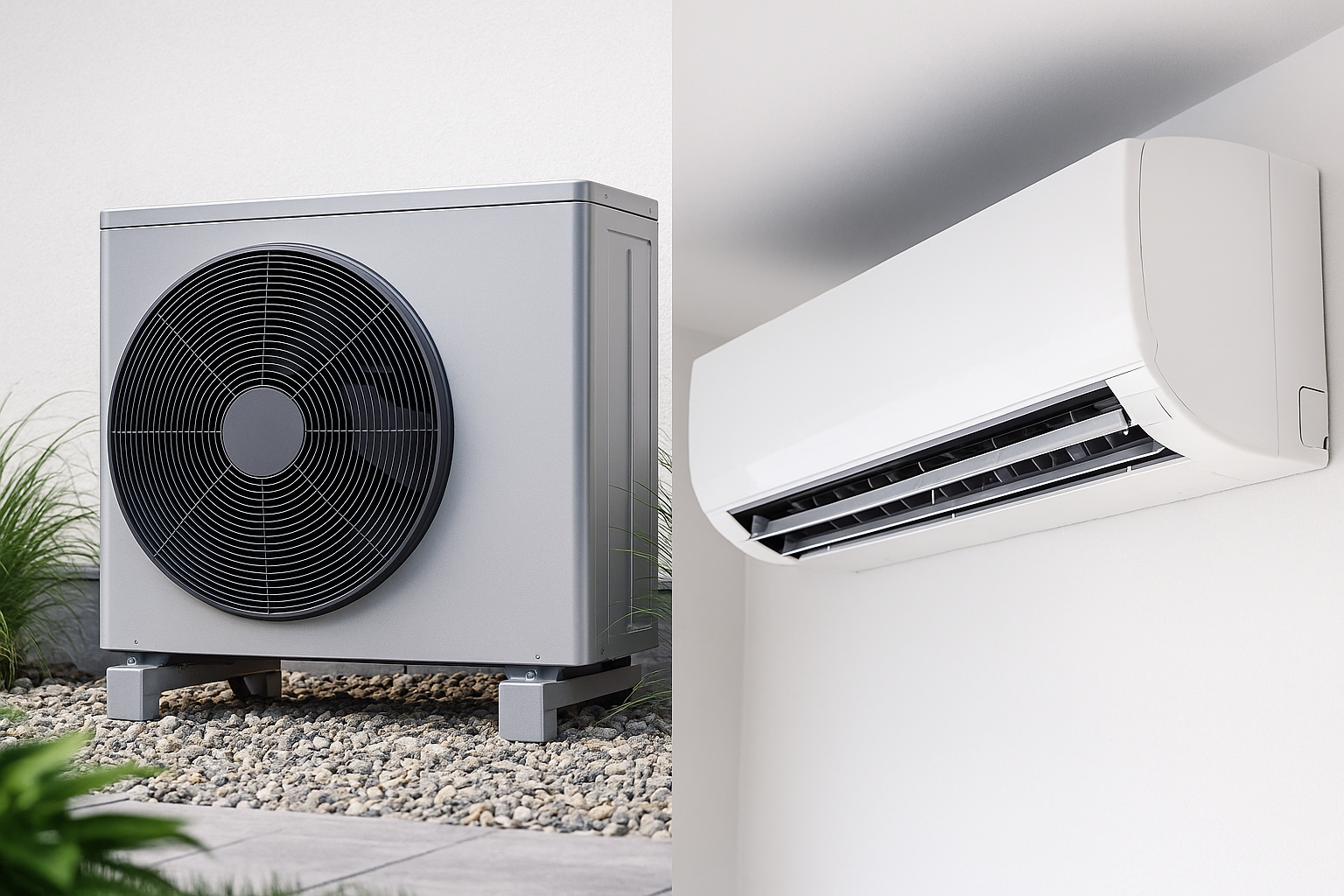 Warmpte pomp vs airco