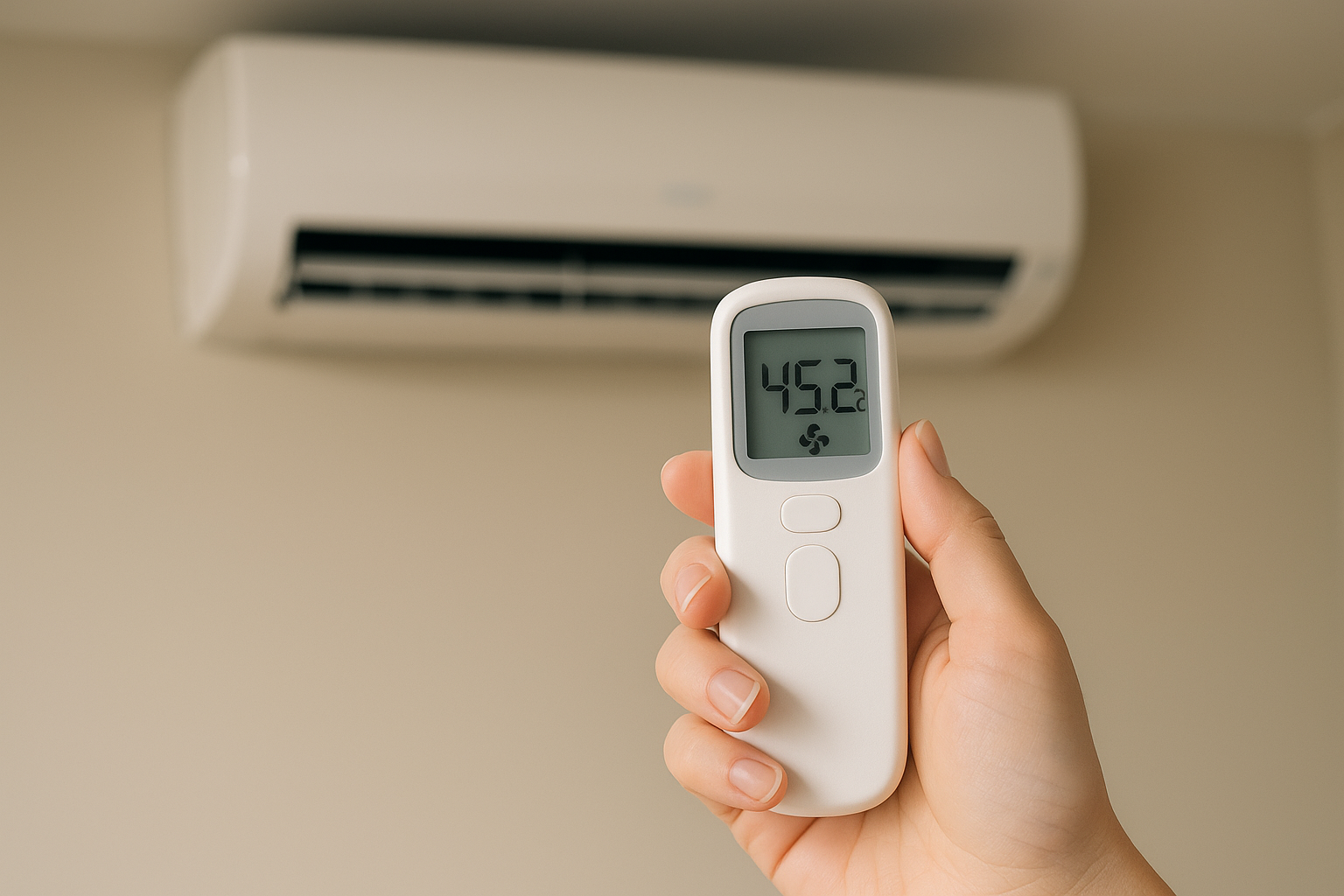 uitblaastemperatuur airco verwarmen