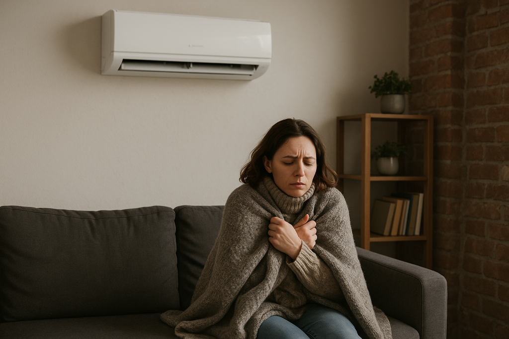 airco stopt met verwarmen