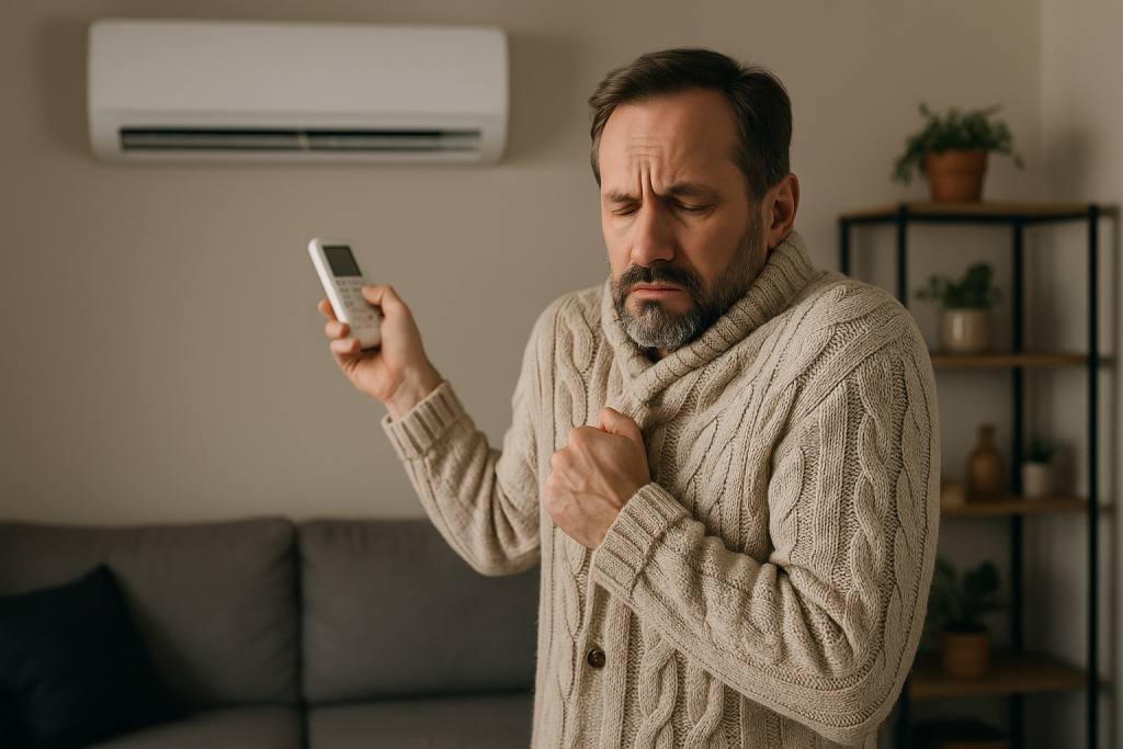 airco aan laten of uitzetten verwarmen