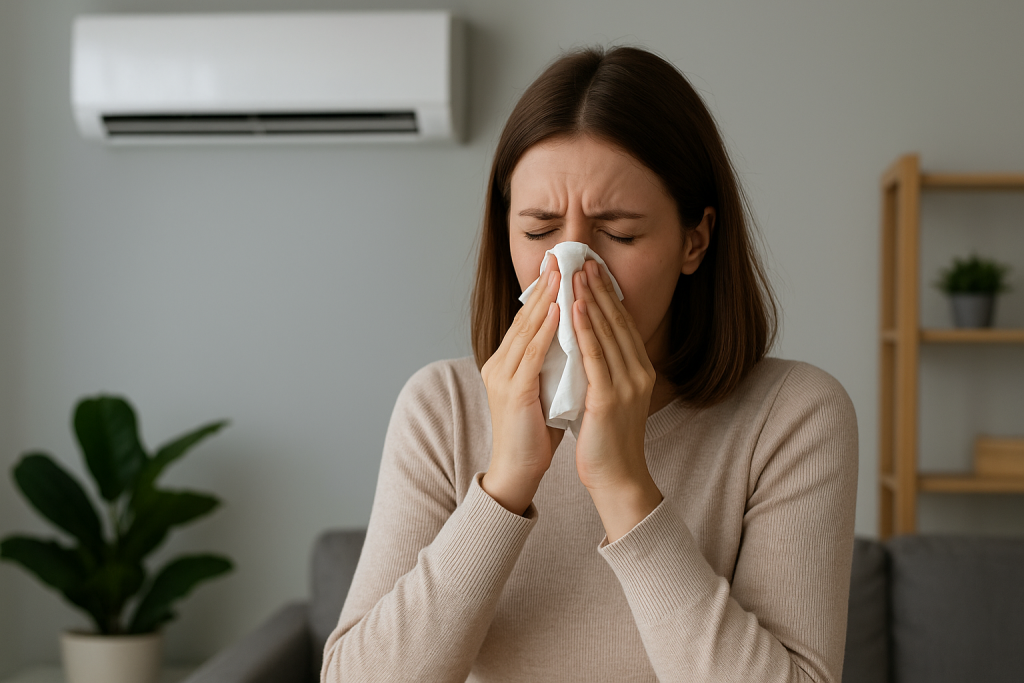 verkouden door airco