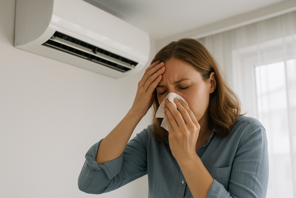 ziek van airco symptomen