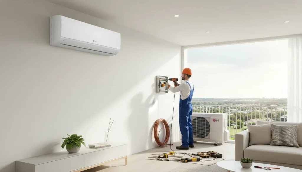 lg airco 2,5 kw inclusief montage