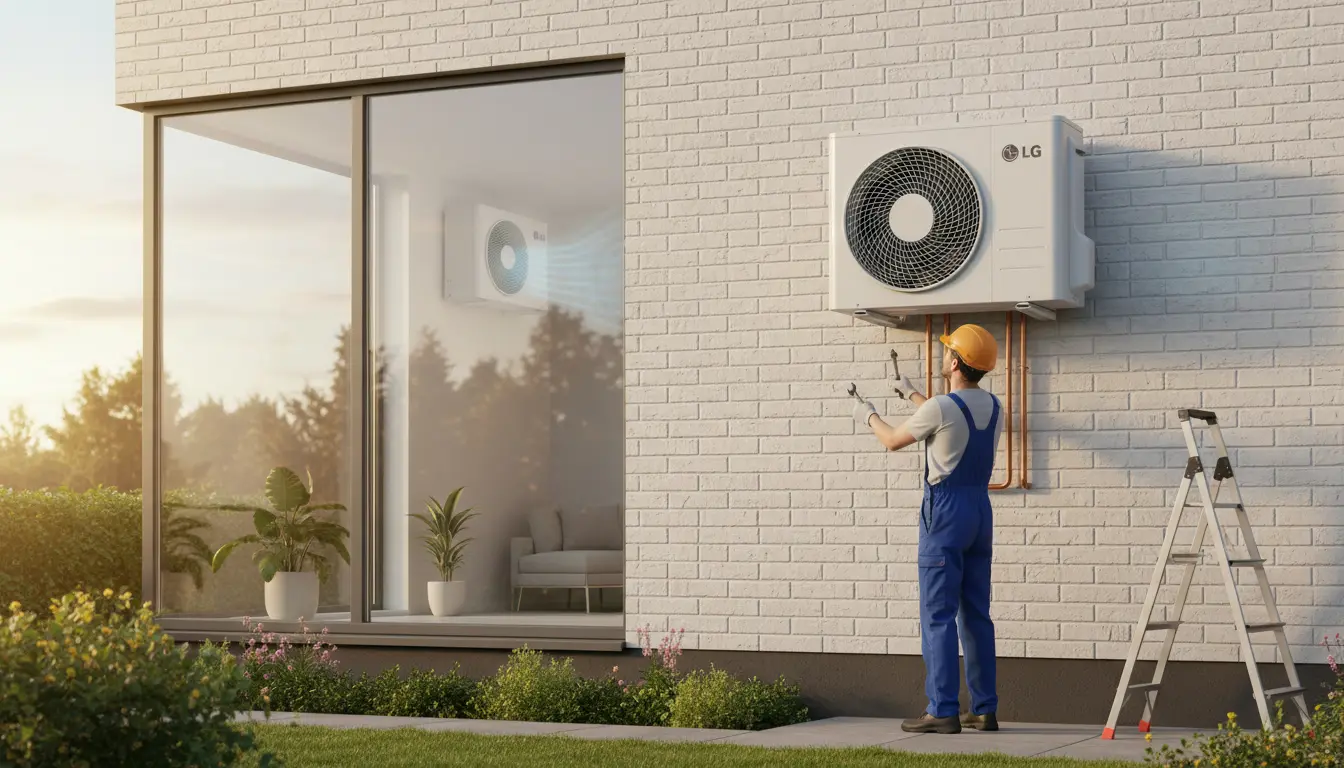 lg dualcool prestige split unit airco 2 5kw inclusief montage