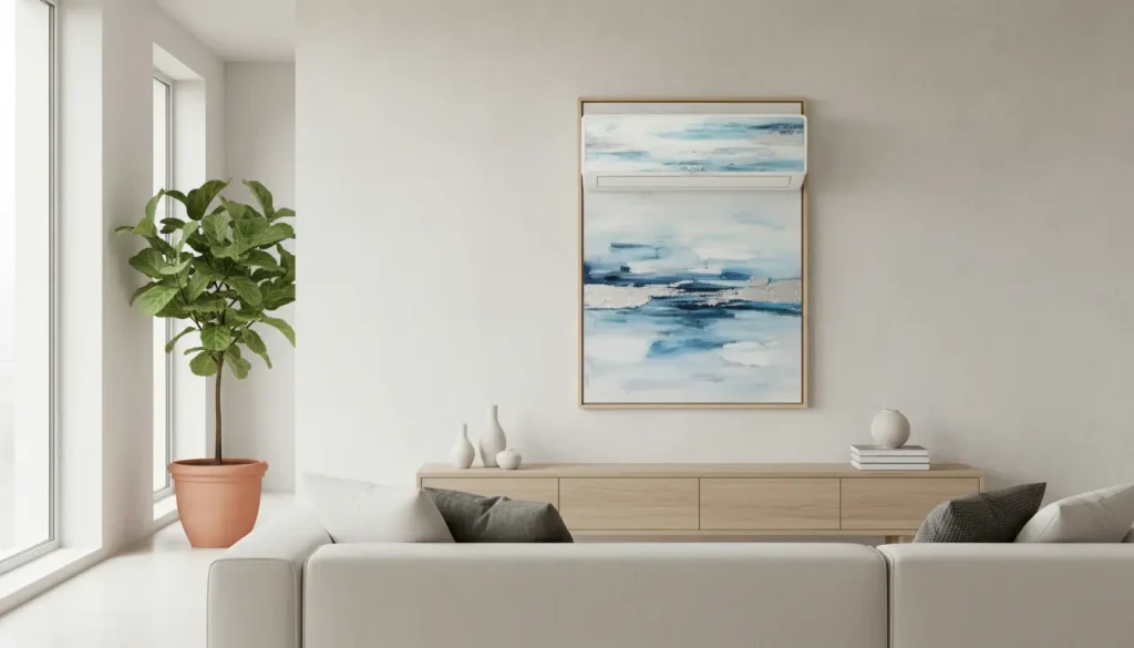lg airco schilderij