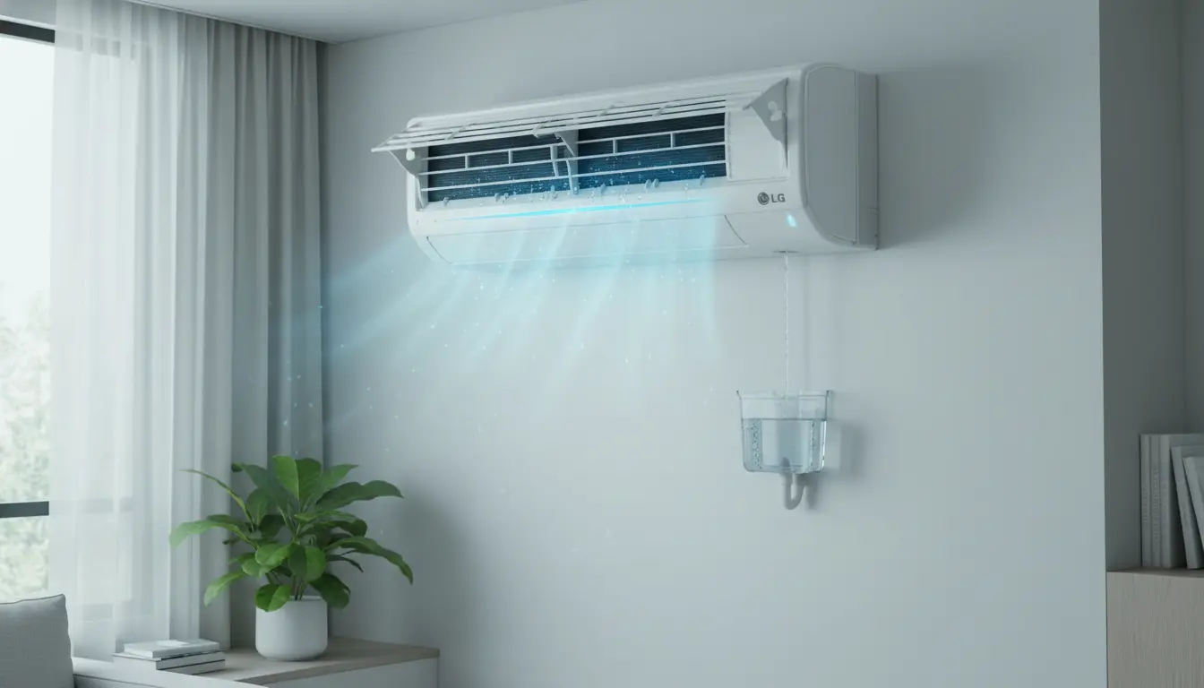 lg airco ontvochtigen