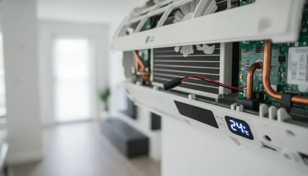 lg airco temperatuur sensor