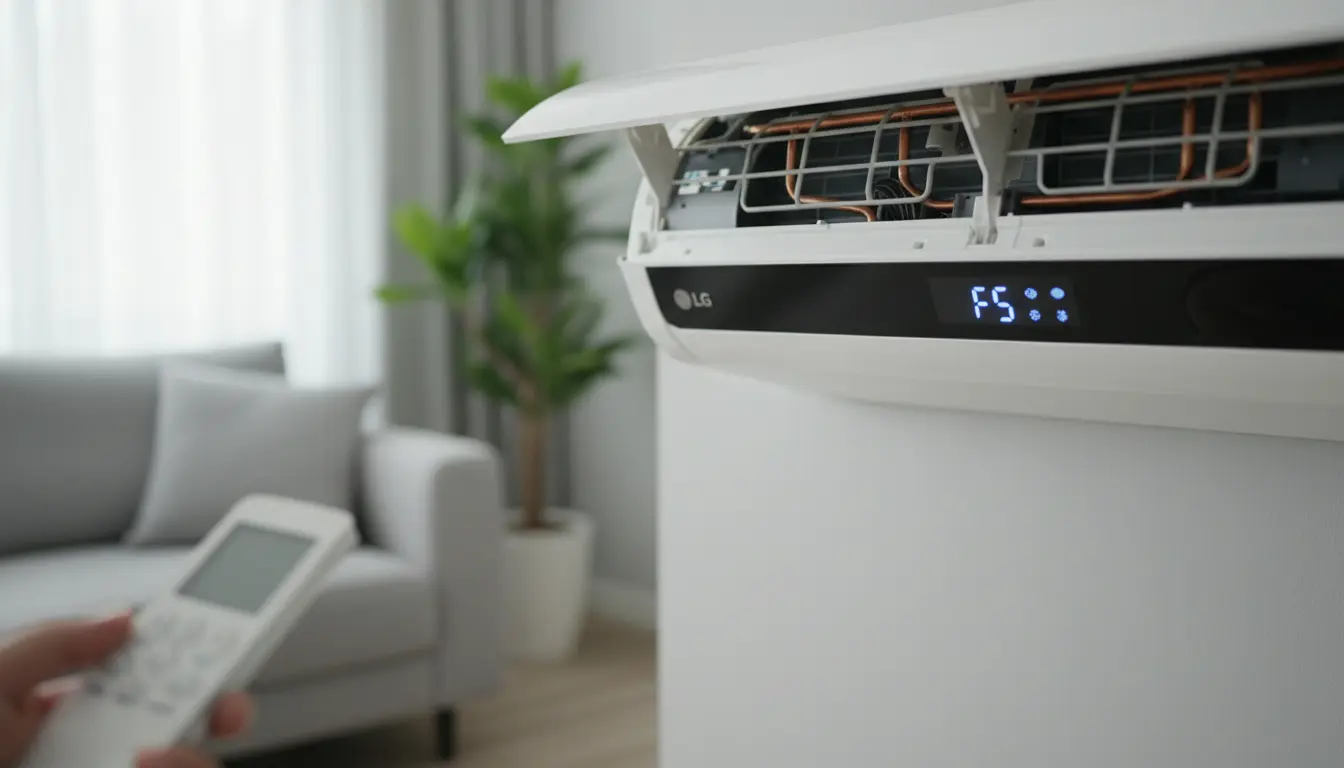 lg airco f5 code