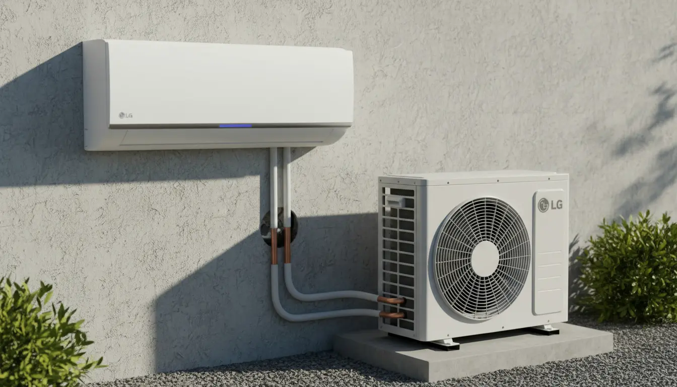 voorgevulde split airco lg
