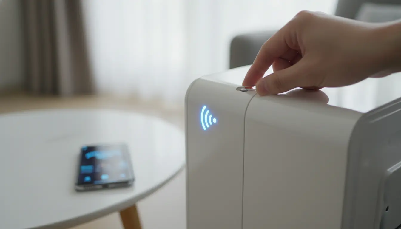lg airco wifi reset