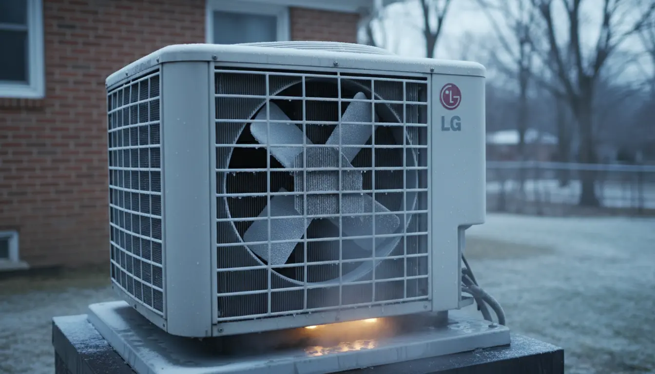 lg airco defrost mode