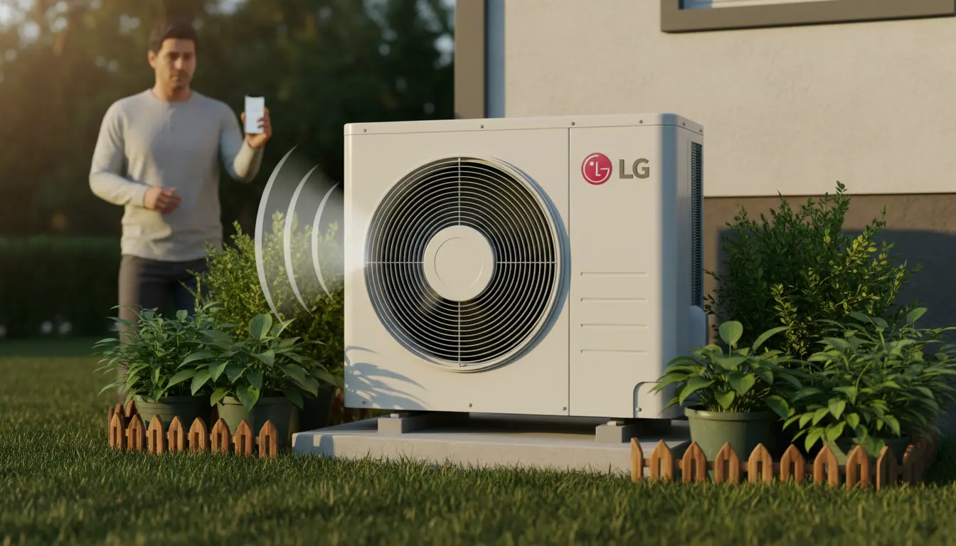 geluid buitenunit airco lg