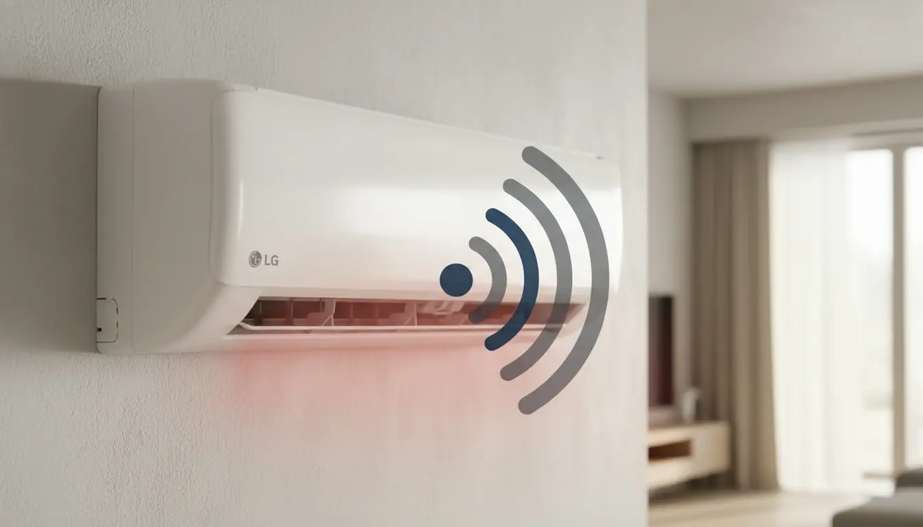 lg airco maakt brommend geluid
