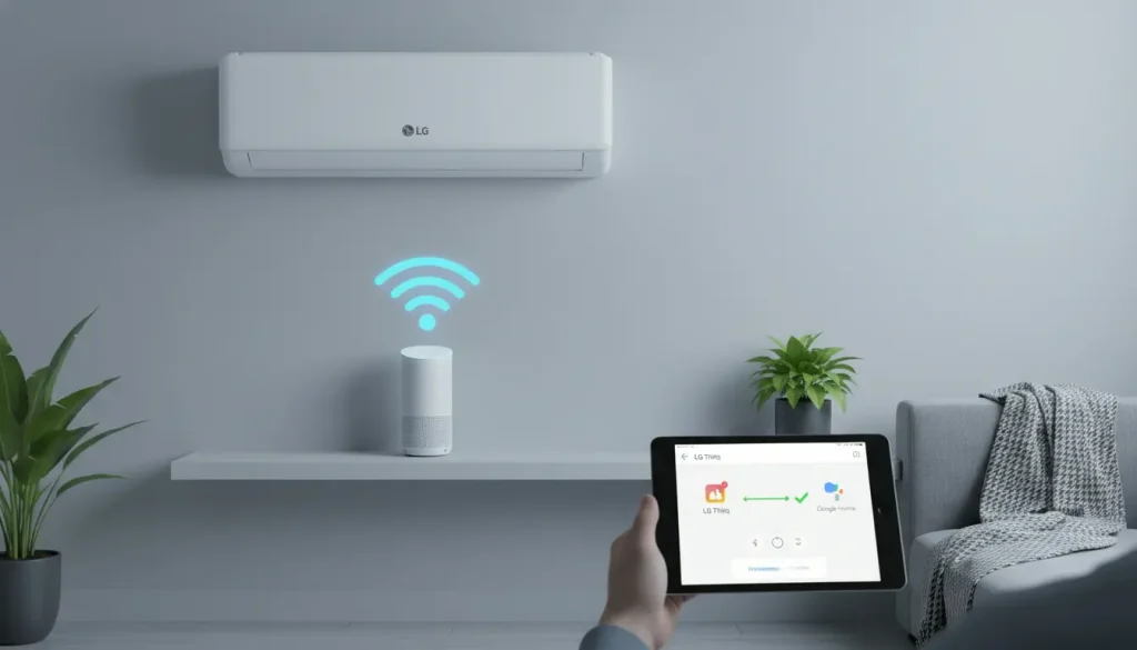 lg airco koppelen aan google home