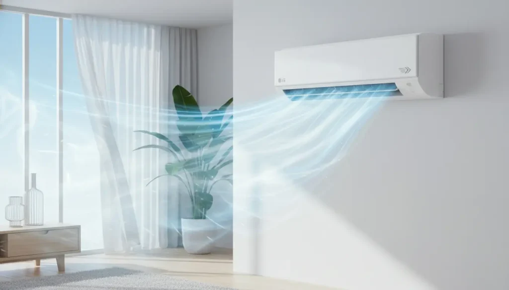 lg airco jet mode